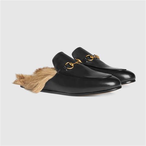 gucci leather slipper knockoff|Gucci designer fluffy slippers.